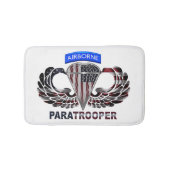 Benutzerdefinierte Flag für Im Flugzeug Fallschirm Badematte (Vorderseite)