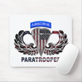 Benutzerdefinierte Flag für Im Flugzeug Fallschirm Mousepad (Mit Mouse)