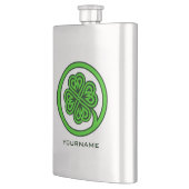 benutzerdefinierte Flasche für das Tribal-Kleeblat Flachmann (Links)