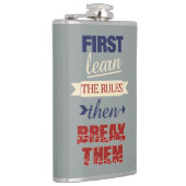 benutzerdefinierte Flasche mit den Break Rules-Reg Flachmann (Rechts)