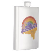 benutzerdefinierte Flasche mit Team Rainbow Flachmann (Rechts)