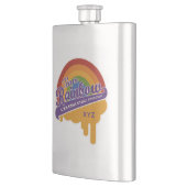 benutzerdefinierte Flasche mit Team Rainbow Flachmann (Links)