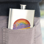 benutzerdefinierte Flasche mit Team Rainbow Flachmann (Beispiel)