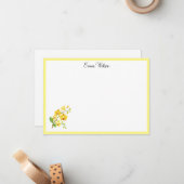 Benutzerdefinierte flatterne Note Card Mitteilungskarte (Vorderseite/Rückseite Beispiel)