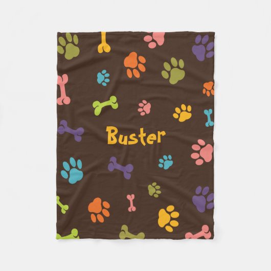 Benutzerdefinierte Fleece-Hundedecke Fleecedecke (Vorderseite)