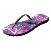 Benutzerdefinierte Flip-Flops Badesandalen (Schrägansicht)