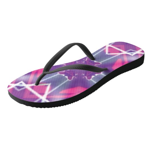 Benutzerdefinierte Flip-Flops Badesandalen (Schrägansicht)