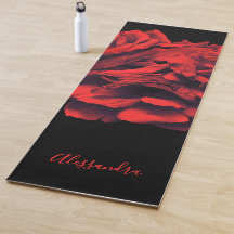 Benutzerdefinierte Florale Schwarze Rote Rosen Bot