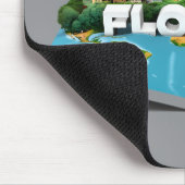 Benutzerdefinierte Florida-Karte & Skyline - Perso Mousepad (Ecke)