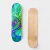 Benutzerdefinierte Fluid Marble Symphony Skateboard (Vorderseite)
