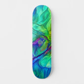 Benutzerdefinierte Fluid Marble Symphony Skateboard (Vorderseite)