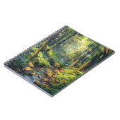 Benutzerdefinierte Flüster des verzauberten Waldes Notizblock (Linke Seite)