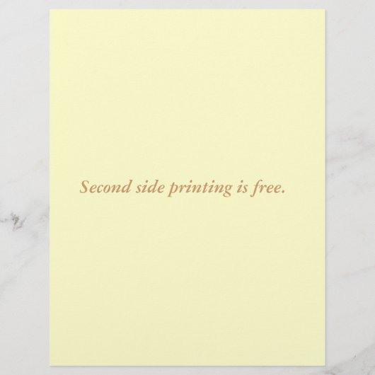 Benutzerdefinierte Flyer (Hinten)