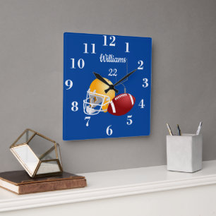 Benutzerdefinierte Football Time Square Wanduhr