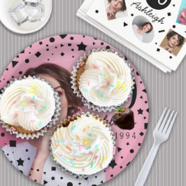 Benutzerdefinierte Foto 30. Tagpapierplatte Pappteller