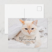 Benutzerdefinierte Foto-Ankündigung Postkarte (Vorne/Hinten)