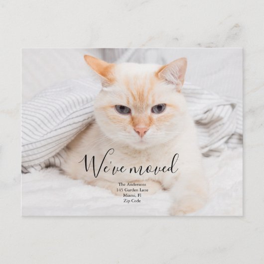 Benutzerdefinierte Foto-Ankündigung Postkarte (Vorderseite)