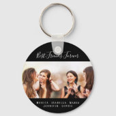 Benutzerdefinierte Foto beste Freunde für immer sc Schlüsselanhänger (Vorderseite)