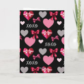 Benutzerdefinierte Foto-Bögen und -Herzen zum Vale Karte (Rückseite)