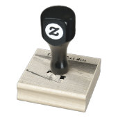 Benutzerdefinierte Foto-Briefmarke mit Text Gummistempel (Stempel)