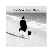 Benutzerdefinierte Foto-Briefmarke mit Text Gummistempel (Prägung)