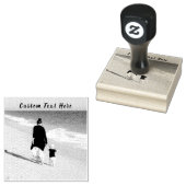 Benutzerdefinierte Foto-Briefmarke mit Text Gummistempel (Stempel)