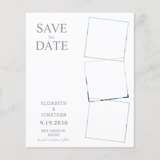 Benutzerdefinierte Foto Collage Budget Hochzeit sp (Vorderseite)