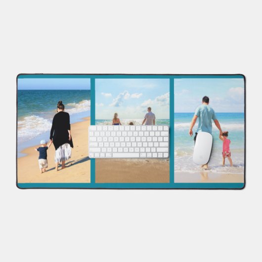 Benutzerdefinierte Foto Collage Desktop Schreibtischunterlage (Tastatur & Maus)