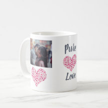 Benutzerdefinierte Foto Collage Heart Liebe Tasse