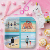 Benutzerdefinierte Foto Collage Paper-Teller mit I Pappteller (Party)