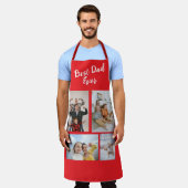 Benutzerdefinierte Foto Collage-Schürze für Mama v Schürze (Getragen)