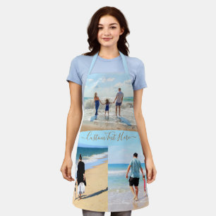 Benutzerdefinierte Foto Collage Schürze Ihre Fotos