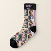 Benutzerdefinierte Foto-Collage Socken (Links - Außen)
