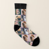 Benutzerdefinierte Foto-Collage Socken (Links - Innen)