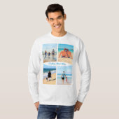 Benutzerdefinierte Foto Collage T - Shirt Ihre Lie (Vorne ganz)