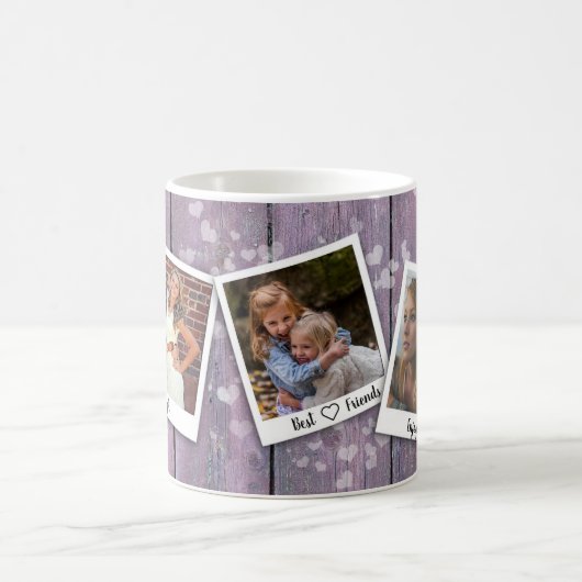 Benutzerdefinierte Foto Collage Tasse für die best (Mittel)