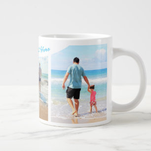 Benutzerdefinierte Foto Collage-Tasse mit Ihren Fo Jumbo-Tasse