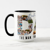 Benutzerdefinierte Foto Collage Vater Tasse (Links)