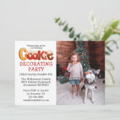 Benutzerdefinierte Foto-Cookie-Dekorieren der Part Einladung (Stehend Vorderseite)