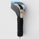 Benutzerdefinierte Foto-Cover-Geschenk mit Text Golf Headcover (angewinkelt)