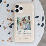 Benutzerdefinierte Foto-Datumsanzeige für neue Fam Case-Mate iPhone 14 Pro Hülle<br><div class="desc">Dies ist ein benutzerdefiniertes Bild Foto Date Couple Newlywed Family iPhone Case!</div>