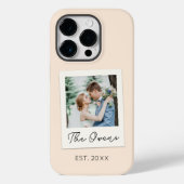 Benutzerdefinierte Foto-Datumsanzeige für neue Fam Case-Mate iPhone Hülle (Rückseite)