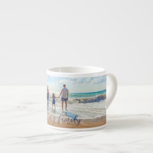 Benutzerdefinierte Foto-Espresso-Tasse für Ihre Fa Espressotasse (Vorderseite Rechts)