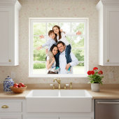 Benutzerdefinierte Foto-Fensterklammern Fensteraufkleber