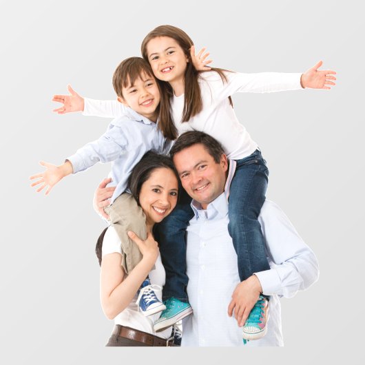 Benutzerdefinierte Foto-Fensterklammern Fensteraufkleber (Blatt)