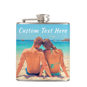 Benutzerdefinierte Foto-Flasche mit Ihren Fotos un Flachmann