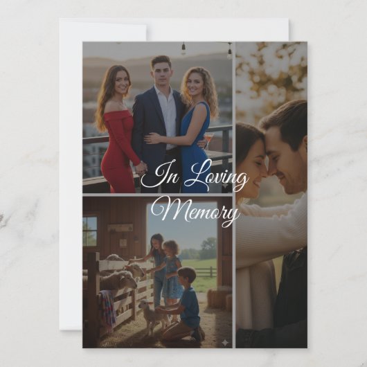 Benutzerdefinierte Foto-Flatcard – Personalisierte (Vorderseite)
