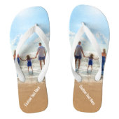 Benutzerdefinierte Foto-Flip-Flops mit Ihren Fotos Badesandalen (Fußbett)
