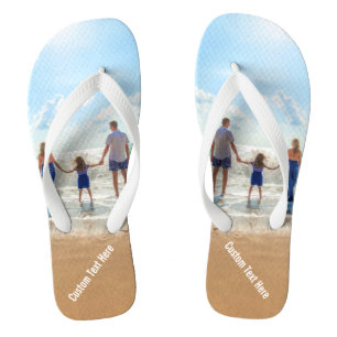 Benutzerdefinierte Foto-Flip-Flops mit Ihren Fotos Badesandalen