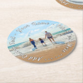 Benutzerdefinierte Foto für Foto Paper Untersetzer (Angewinkelt)